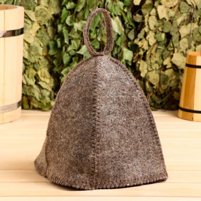 Набор для бани и сауны тёмный, 3 предмета Набор для бани и сауны тёмный, 3 предмета