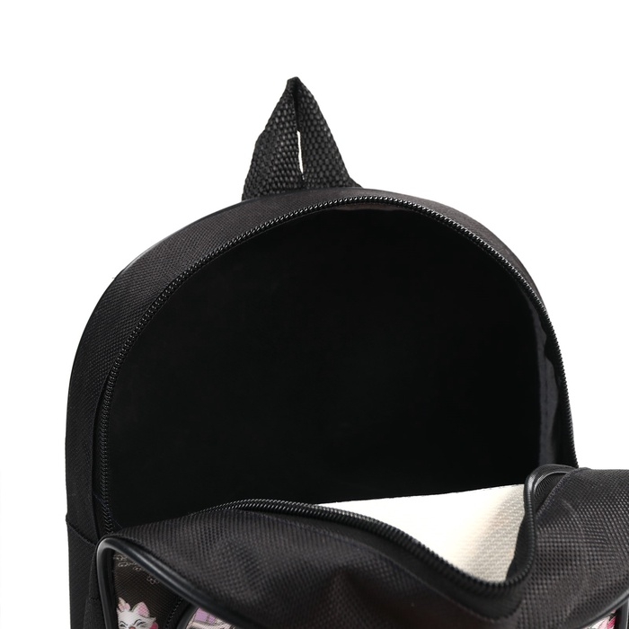 Рюкзак детский для девочки с карманом, 23&times;19&times;6 см, Коты аристократы