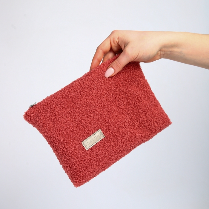 Косметичка на молнии, TEXTURA, цвет розовый Косметичка на молнии, TEXTURA, цвет розовый