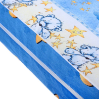 Матрас беспружинный &laquo;А.Попович&raquo;, 119х59х12см, цвет МИКС