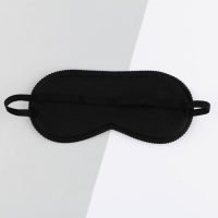 Маска для сна «Еще пять минуточек», 19.3 х 9.5 см, цвет чёрный Маска для сна «Еще пять минуточек», 19.3 х 9.5 см, цвет чёрный