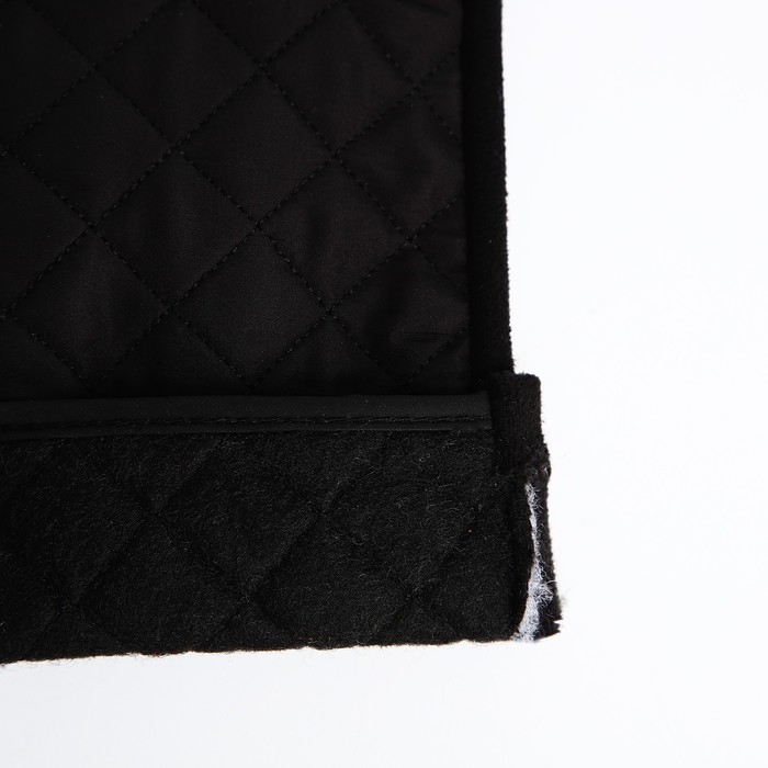 Перчатки женские, безразмерные, без утеплителя, цвет чёрный Перчатки женские, безразмерные, без утеплителя, цвет чёрный