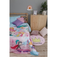 Постельное бельё Этель &laquo;История милой принцессы&raquo;, 1.5-сп., 143 &times; 215 см, 150 &times; 214 см, 50 &times; 70 см, бязь