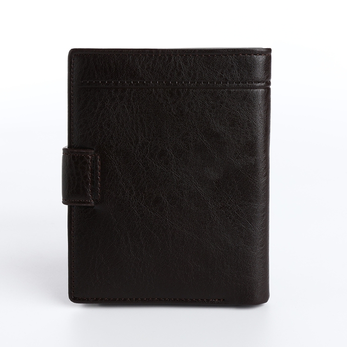 Портмоне мужское на магните 3 в 1, отдел для автодокументов, паспорта, цвет коричневый Портмоне мужское на магните 3 в 1, отдел для автодокументов, паспорта, цвет коричневый