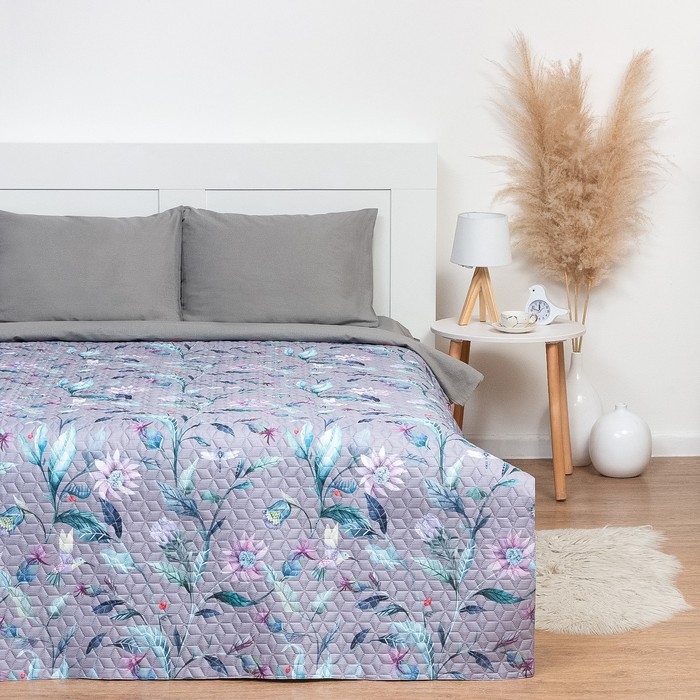 Покрывало Этель 2 сп &laquo;Тропический сад&raquo;, 180х210 см, микрофибра