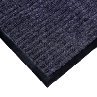 Коврик придверный влаговпитывающий, ребристый, &laquo;Стандарт&raquo;, 90&times;150 см, цвет серый