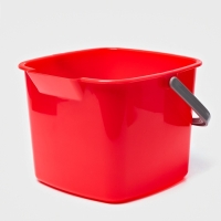 Ведро для уборки, 7.5 л, 25.2&times;25.5&times;18.7 см, красный