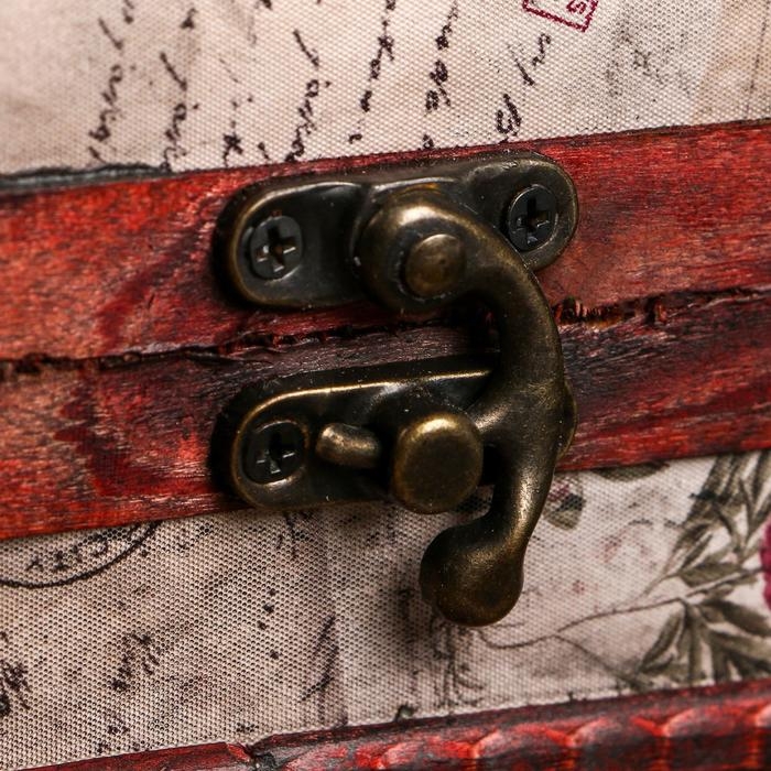 Шкатулка дерево сундучок Шкатулка дерево сундучок "Письма из далека" 12х9х8,5 см