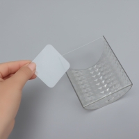 Органайзер для хранения «Бриллиант», навесной, 1 секция, с клеевой основой, 10,5 × 12 × 5 см, цвет прозрачный Органайзер для хранения «Бриллиант», навесной, 1 секция, с клеевой основой, 10,5 × 12 × 5 см, цвет прозрачный