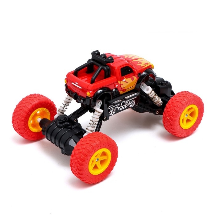 Джип радиоуправляемый &laquo;Краулер&raquo;, работает от аккумулятора, цвет красный