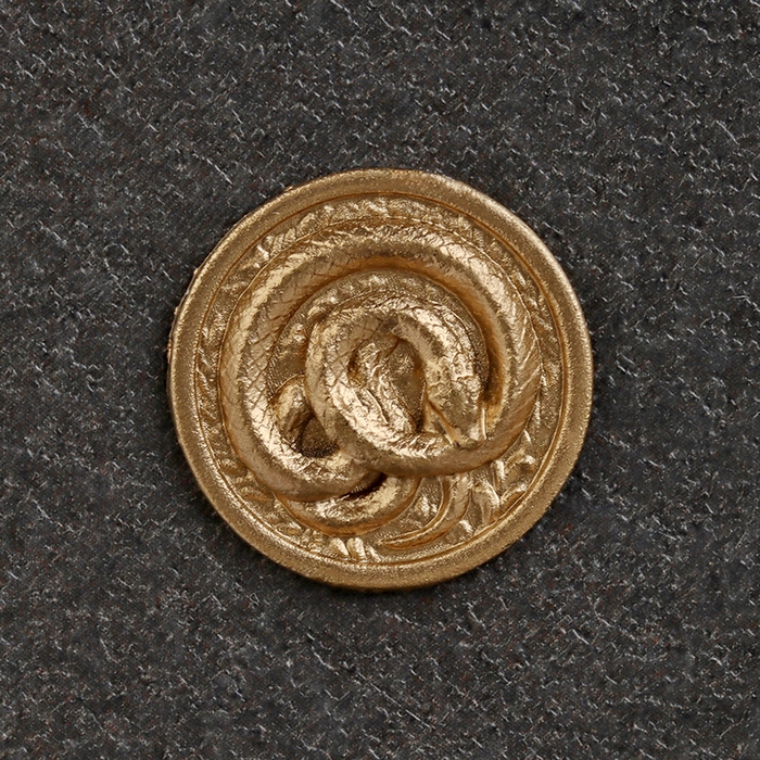 Сувенир кошельковый Сувенир кошельковый "Змея - круг ", олово,