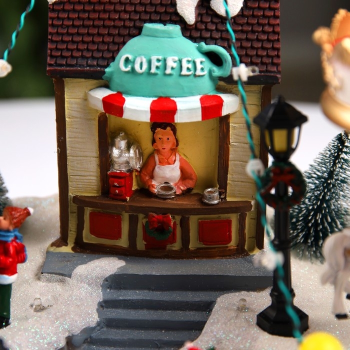 Светодиодная фигура &laquo;Рождественский парк&raquo; 43 &times; 23 &times; 22 см, полистоун, батарейки ААх3 (не в комплекте), USB, свечение мульти