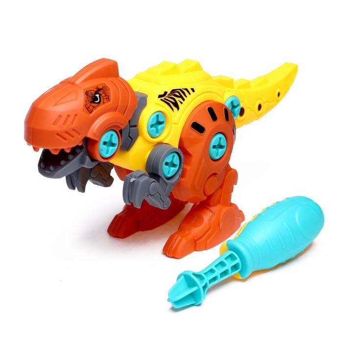 Конструктор винтовой &laquo;Тираннозавр&raquo;, с отвёрткой, 24 детали