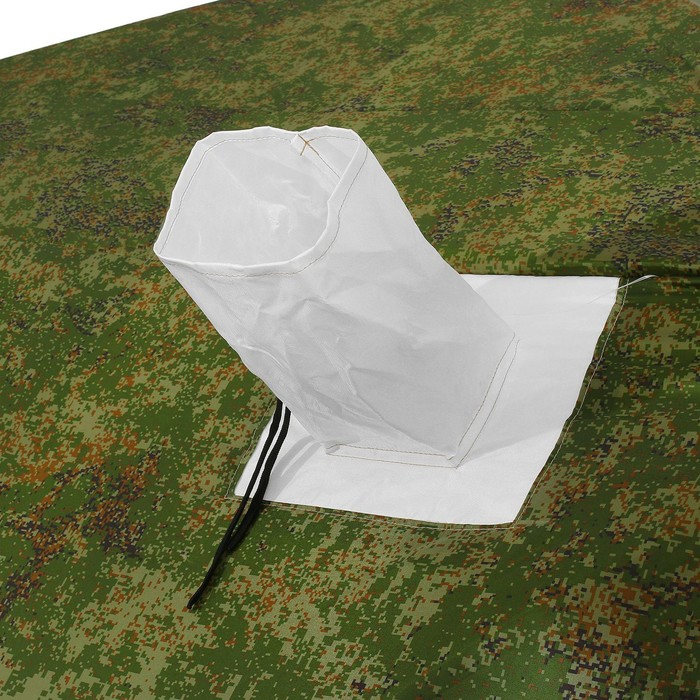 Палатка зимняя &laquo;СТЭК&raquo; КУБ 4-местная, трёхслойная, цвет камуфляж ДМ