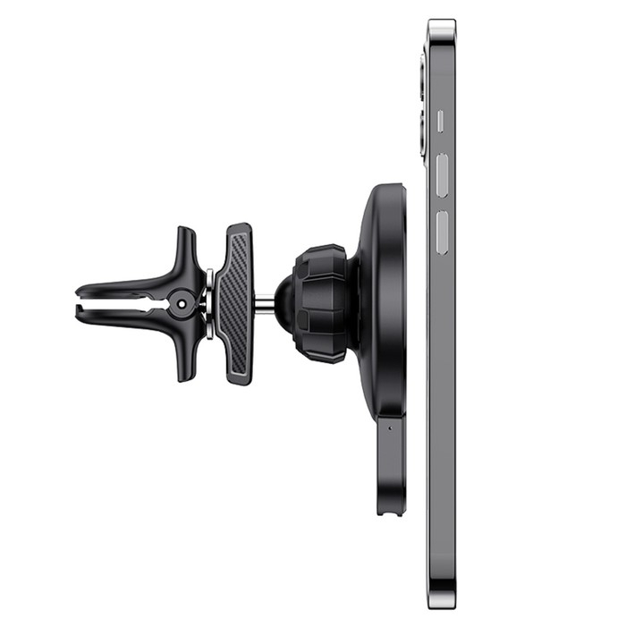 Держатель для смартфона в авто Hoco CA85, с беспроводной зарядкой, поддержка Magsafe, 15 Вт Держатель для смартфона в авто Hoco CA85, с беспроводной зарядкой, поддержка Magsafe, 15 Вт