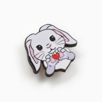 Значок на открытке &laquo;Зайчик&raquo;, 10 х 8 см