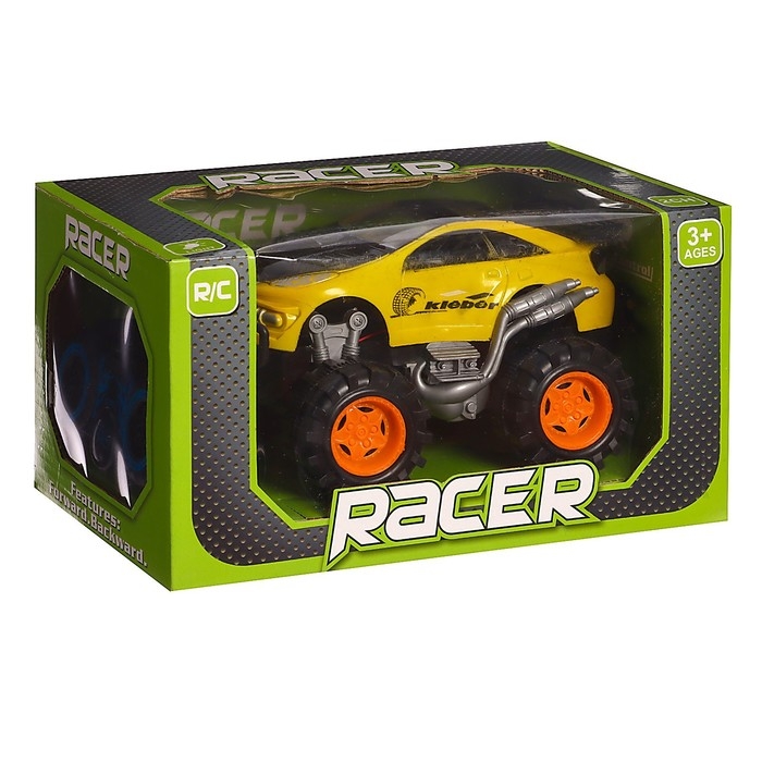 Джип радиоуправляемый &laquo;Гонщик&raquo;, работает от батареек, цвет жёлтый