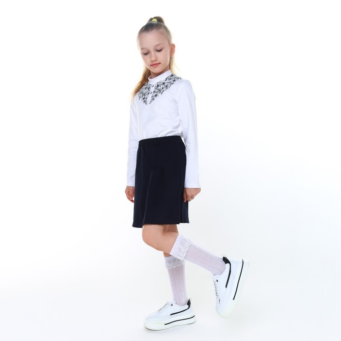 Юбка для девочки, цвет темно-синий, рост 122 см (64) Юбка для девочки, цвет темно-синий, рост 122 см (64)