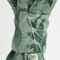 Шторы для кухни Доляна "Лесная прохлада" 146х180 см - 2 шт, подхваты - 2 шт, 50% хлопок, 50% пэ