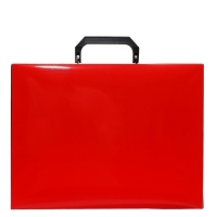 Папка-портфель А4 на замке, Calligrata TOP Deluxe, 1 отделение, пластиковая, 1000 мкм, красная Папка-портфель А4 на замке, Calligrata TOP Deluxe, 1 отделение, пластиковая, 1000 мкм, красная