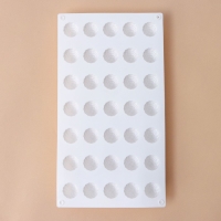 Форма для муссовых десертов и выпечки KONFINETTA &laquo;Ежевика&raquo;, силикон, 29&times;16&times;2,5 см, 35 ячеек (2,8&times;2,5 см), цвет белый