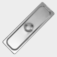 Крышка из нержавеющей стали к гастроемкости 2/4, 53×16,2 см, толщина 0,8 мм Крышка из нержавеющей стали к гастроемкости 2/4, 53×16,2 см, толщина 0,8 мм