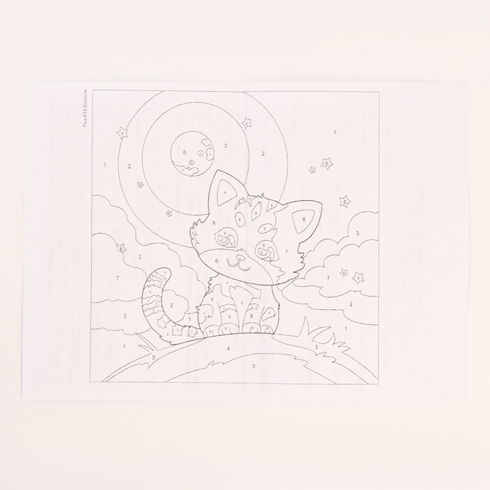 Картина по номерам &laquo;Котёнок&raquo;, 20 &times; 20, на холсте, с подрамником