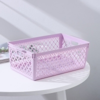 Корзина для хранения &laquo;Романо&raquo;, пластик, 30&times;17,5&times;11 см, цвет МИКС