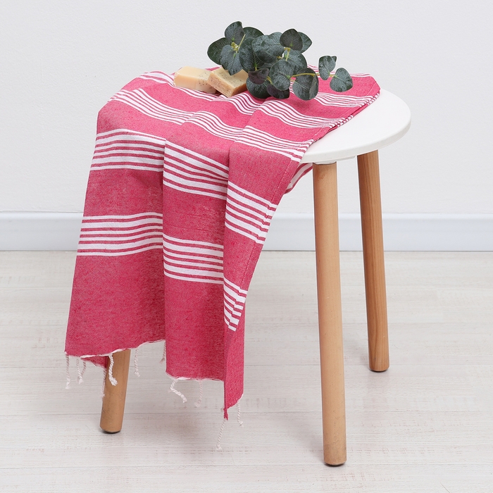 Полотенце Пештемаль LoveLife Boston, цв. розовый, 75х170 см, 80% хл, 20% пэ, 190 г/м2 Полотенце Пештемаль LoveLife Boston, цв. розовый, 75х170 см, 80% хл, 20% пэ, 190 г/м2