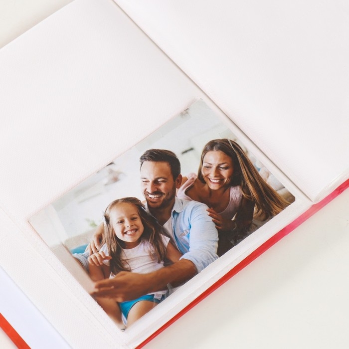 Фотоальбом на 200 фото 10х15 см "Розы Красная"