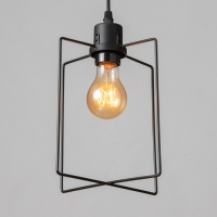 Светильник ЭкономСвет "Фламент" 1x40Вт E27 черный 16х16х26-78 см. Светильник ЭкономСвет "Фламент" 1x40Вт E27 черный 16х16х26-78 см.
