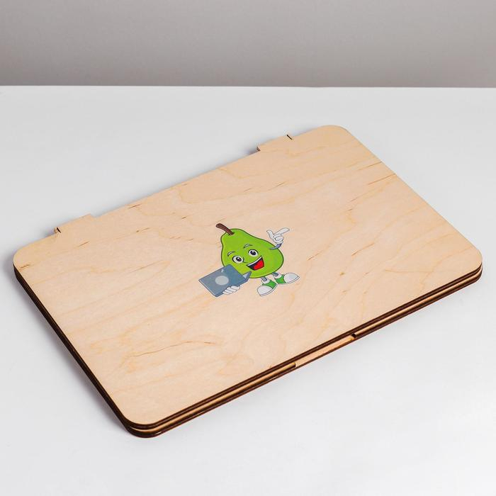 Доска магнитная деревянная &laquo;Ноутик&raquo;