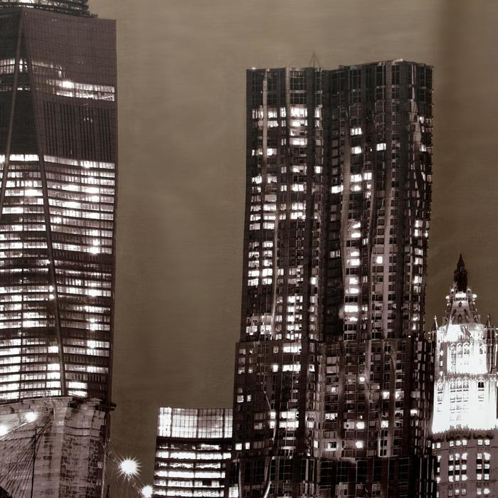 Штора для ванны Доляна &laquo;Манхэттен&raquo;, 180&times;180 см