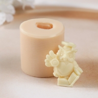 Молд силиконовый "Ученая сова №4" 4х4,2х4,2 см Молд силиконовый "Ученая сова №4" 4х4,2х4,2 см