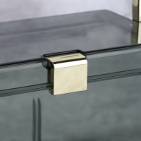 Органайзер для хранения, с ручкой, 21,5 &times; 12 см, цвет зелёный/золотистый