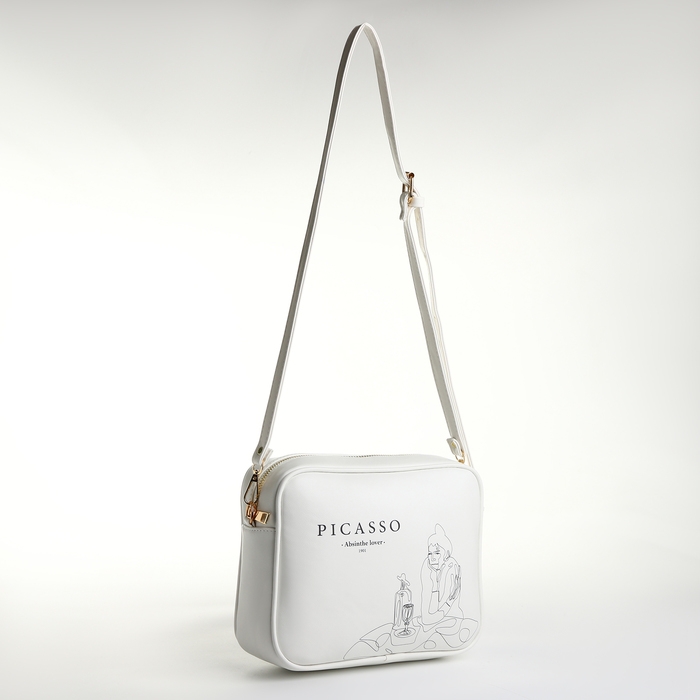 Сумка женская через плечо TEXTURA, маленького размера, цвет белый