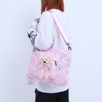 Шопер на молнии, цвет розовый Шопер на молнии, цвет розовый