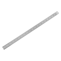 Линейка металлическая, 50 см, серебристая Линейка металлическая, 50 см, серебристая