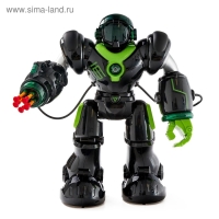 Робот радиоуправляемый «Патрульный», световые эффекты, русское озвучивание, цвет чёрный Робот радиоуправляемый «Патрульный», световые эффекты, русское озвучивание, цвет чёрный