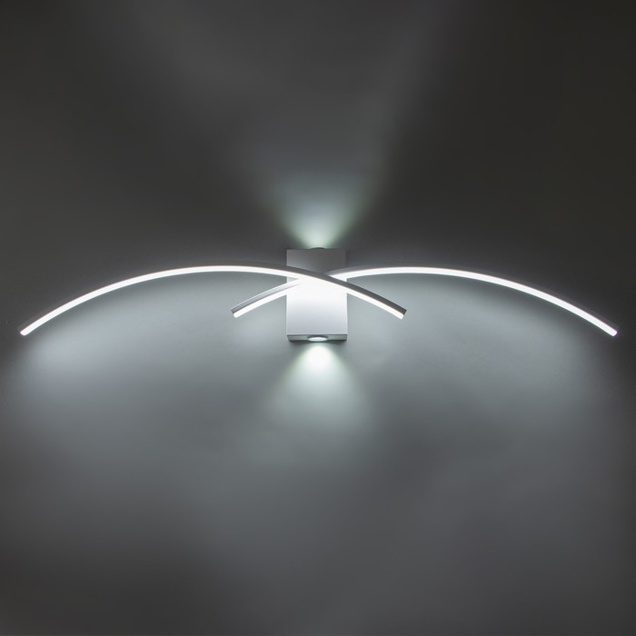 Бра "Линии" LED 35Вт 6000К белый 100х6х15 см