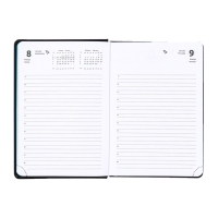 Ежедневник датированный 2025 года, deVENTE. Flag, B5 168 листов, deVENTE. Duo, твердая обложка кожзам с поролоном, шелкография, перфорация, ляссе, блок 70 г/м2