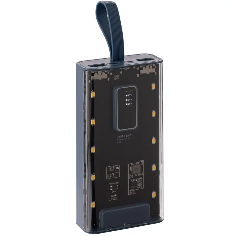 Аккумулятор Trellis Flat 10000 мАч, синий Аккумулятор Trellis Flat 10000 мАч, синий