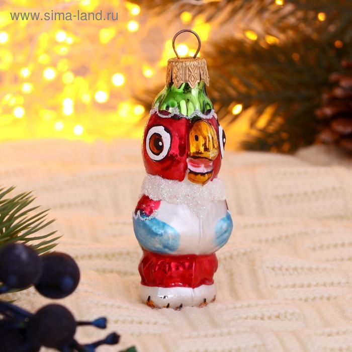 Ёлочное украшение Ёлочное украшение "Попугай Кеша" h-9 см