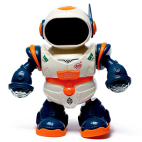 Робот &laquo;Глазастик&raquo;, световые и звуковые эффекты, работает от батареек, МИКС