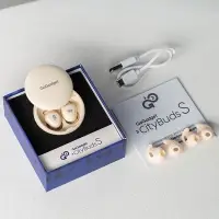 Беспроводные наушники для сна CityBuds S, белые (слоновая кость)