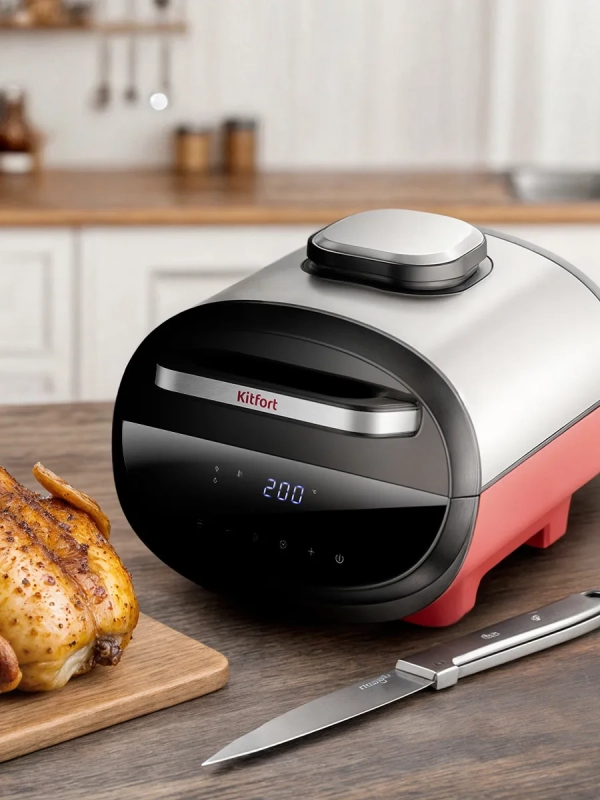 Аэрогриль электрический для дома КТ-2295 - 6,5 л. - 1700 Вт Аэрогриль электрический для дома КТ-2295 - 6,5 л. - 1700 Вт