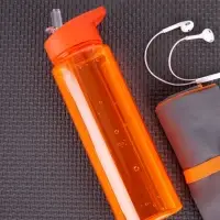 Бутылка для воды Holo, оранжевая Бутылка для воды Holo, оранжевая