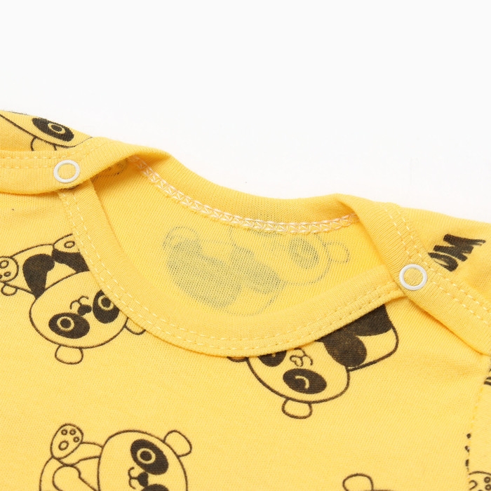 Боди детский, цвет жёлтый, рост 68 см