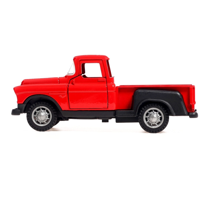 Машина «Ретро пикап», металлическая, инерция, открываются двери, световые и звуковые эффекты, 1:32, цвет красный Машина «Ретро пикап», металлическая, инерция, открываются двери, световые и звуковые эффекты, 1:32, цвет красный
