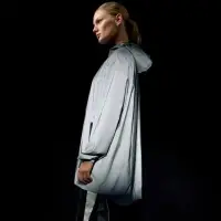 Парка Manifest из светоотражающей ткани, серая, размер M/L